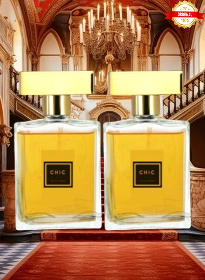 FANCY COLLECTION 2 Pieces Chic Perfume For Women 100ml EDT - Image 1