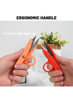 UCEC Thread Snips Crochet Scissors Yarn Scissors Small Mini Scissors Fabric Scissors Embroidery Scissors Thread Scissors Clipper Nippers For Sewing Knitting 12 Pack  - Image 3
