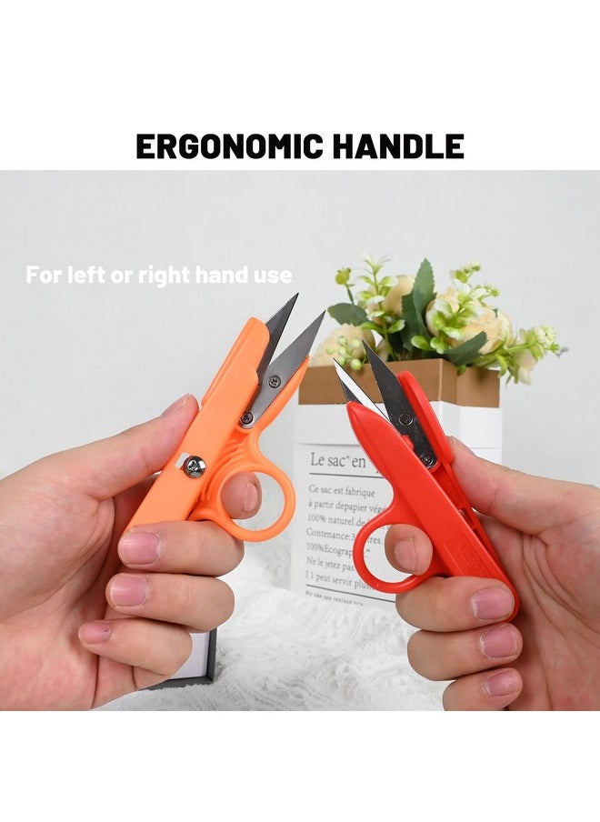UCEC - Thread Snips Crochet Scissors Yarn Scissors Small Mini Scissors Fabric Scissors Embroidery Scissors Thread Scissors Clipper Nippers For Sewing Knitting 12 Pack - Image 1