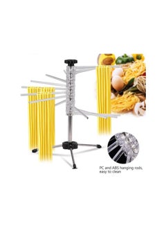 Foldable Pasta Drying Rack, Stainless Steel Folding Detachable Spaghetti Dryer Stand Holder Noodle Hanging Accessory Kitchen Gadget - pzsku/Z1270FDFB9A64748DF73FZ/45/_/1733077971/b23dcea9-680a-4b58-ae41-6dd1fa987b88