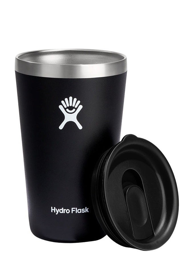 Hydro Flask 16 oz All Around Stainless Steel Tumbler with Lid and Double-Wall Vacuum Insulation  - Image 1