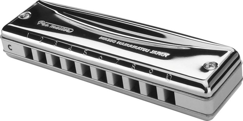Suzuki Mr-350 Promaster Deluxe 10-Hole Diatonic Harmonica, Key of G - Image 1