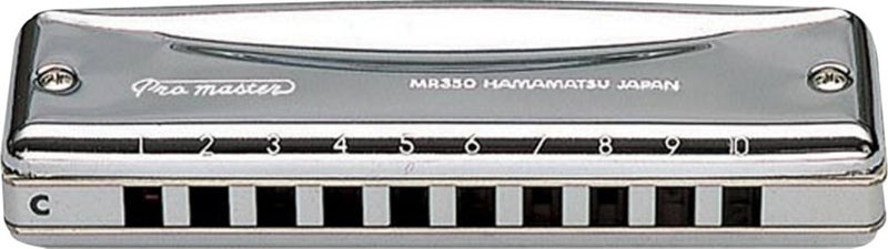 Suzuki Mr-350 Promaster Deluxe 10-Hole Diatonic Harmonica, Key of G - Image 2