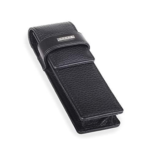 Cross FV Range Men's Leather Double Pen Case with Loop (Black) - Image 4