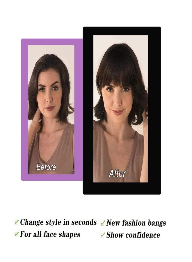 hengya Clip on Bangs 100% Human Hair Wispy Bangs Clip in Hair Extensions Honey Blonde Air Bangs Fringe with Temples Hairpieces for Women Curved Bangs for Daily Wear(Honey Blonde Bangs) - Image 5