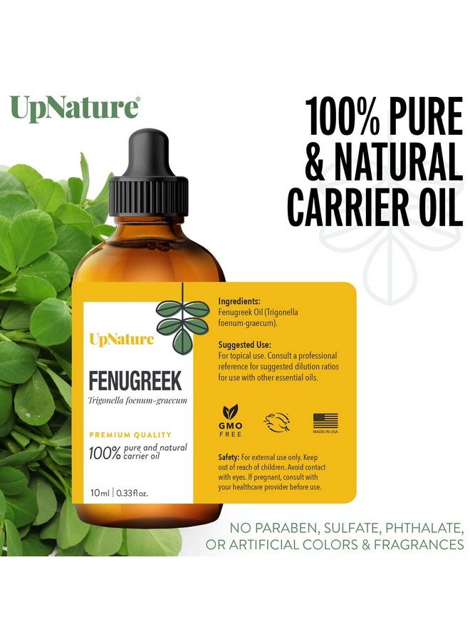 upnature Fenugreek Oil 2Oz 100% Natural & Pure Fenugreek Oil For Hair Growthskin Health & Improves Digestion Fenugreek Seed Extract Carrier Oils For Essential Oils Therapeutic Grade Premium Quality - Image 3
