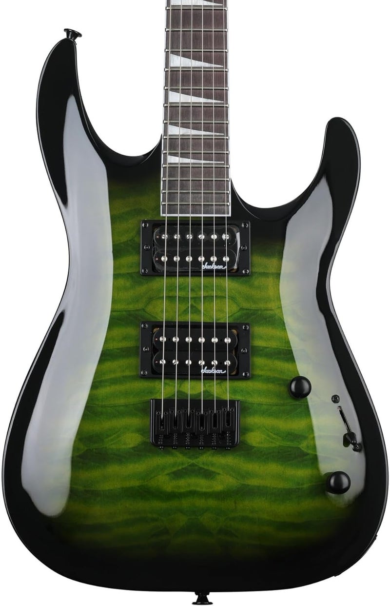 Jackson Jackson JS Series Dinky Arch Top JS32Q DKA HT Electric Guitar  Transparent Green Burst