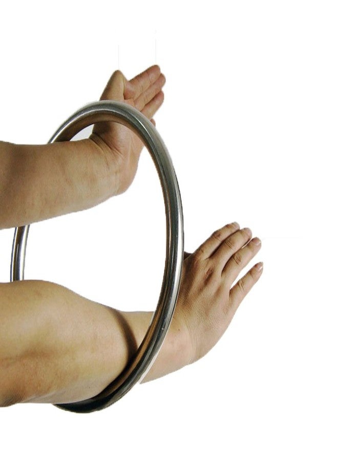 ZooBoo Wing Chun YeWen Sau Sticky Training Stainless Steel Rattan Ring Wing Tsun Ring 9 inch - Image 3
