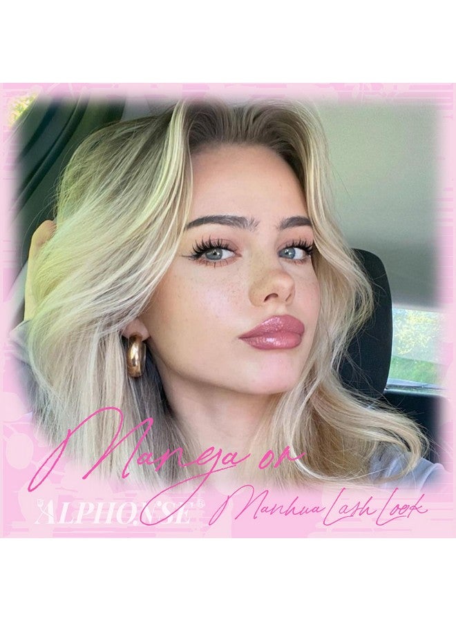 alphonse Manga Lashes Wispy False Eyelashes 3D Natural Eye Lashes Spiky Fake Lashes Anime Lashes Natural Look Chinese Makeup Lashes Pack by ALPHONSE - Image 3