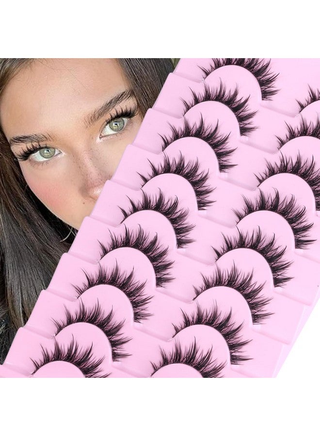 alphonse Manga Lashes Wispy False Eyelashes 3D Natural Eye Lashes Spiky Fake Lashes Anime Lashes Natural Look Chinese Makeup Lashes Pack by ALPHONSE - Image 5