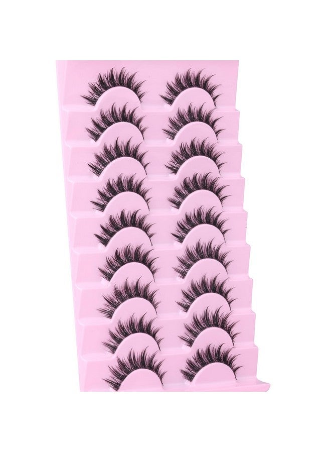 alphonse Manga Lashes Wispy False Eyelashes 3D Natural Eye Lashes Spiky Fake Lashes Anime Lashes Natural Look Chinese Makeup Lashes Pack by ALPHONSE - Image 4