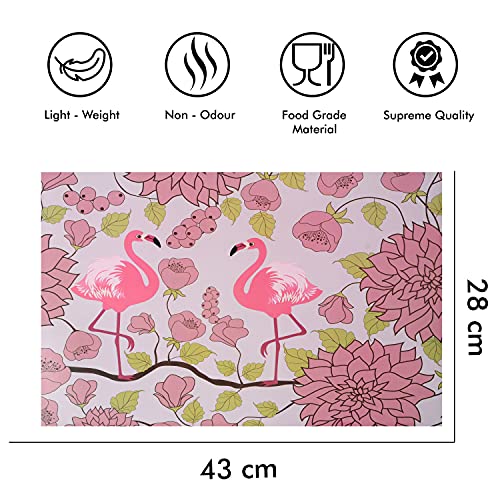 Yellow Weaves Combo of Fridge Top Cover,1 Handle Covers + 4 Fridge Mats (Multi Color, 6 Piece set) - Image 3
