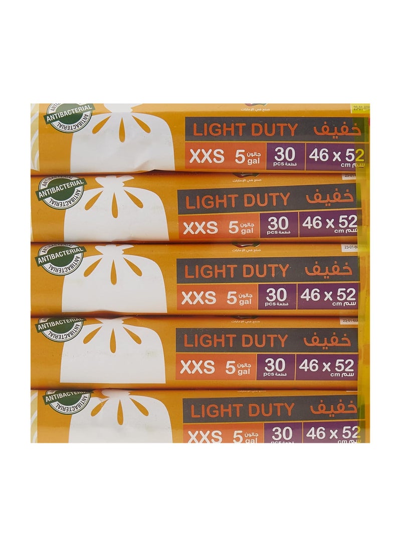 ENVIRO CARE Enviro Guard Enviro Care Trash Bags XX-Small, White, Pack Of 5  - Image 2