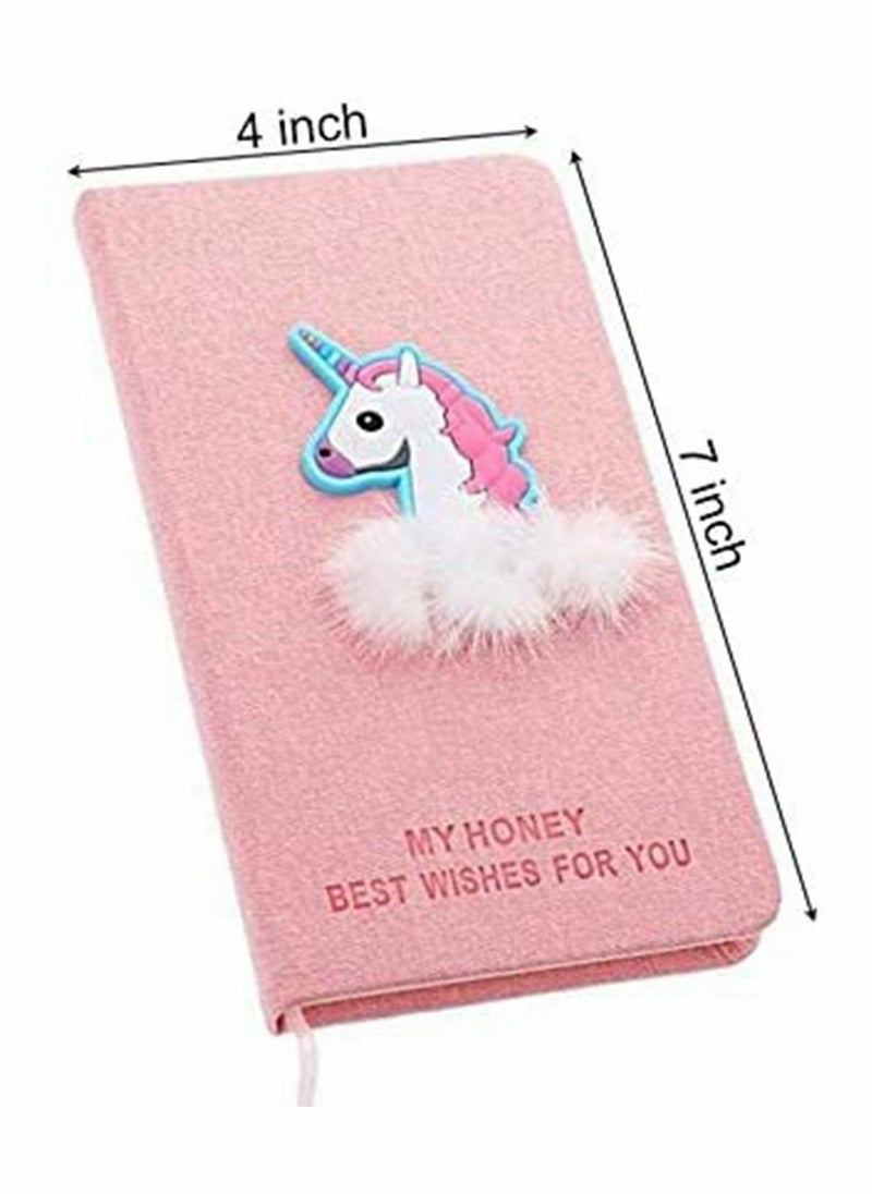 SYOSI - Unicorn Notebook 2 in 1 Stationery Set with Pen, Stationery Diary Handbook Notebooks Pocket Notepad, for All Ages Study School Kids Stationary Gifts Tools - Image 1