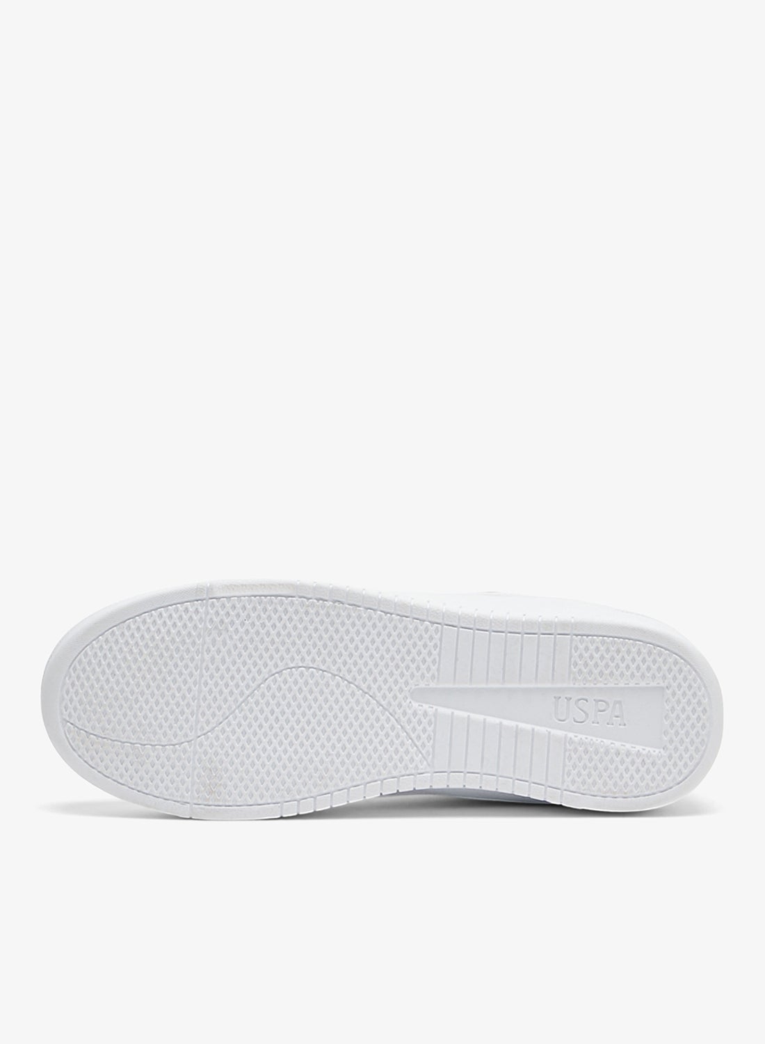 سنيكرز نسائي أبيض بالكامل بتصميم كلاسيكي بسيط، أحذ...