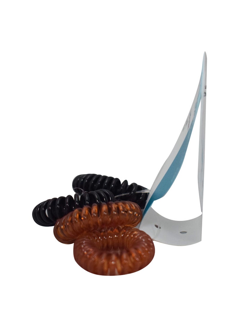 Xcluzive 4-Coiled Ponytailers (Small) - Image 2