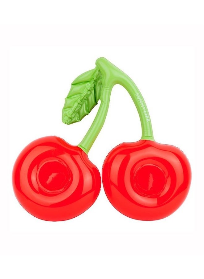 Generic Double Cherry Shape Inflatable Swimming Pool Portable Cup Holder  - Image 3
