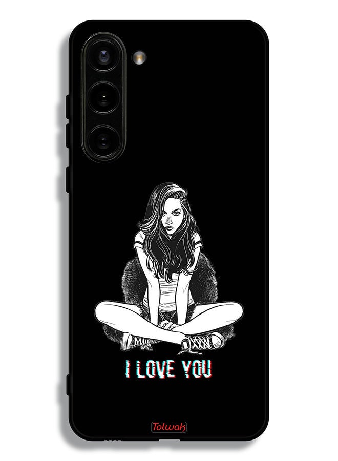 Tolwak Samsung Galaxy S23 5G Protective Case Cover I Love You Art - Image 3