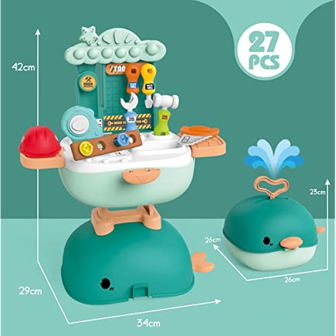 3 IN 1 ROLE PLAY TOOL KIT SET, FOLDABLE BACKPACK, SCHOOL BAG, PRETEND PLAY TOY FOR KIDS (27 PCS) - Image 4