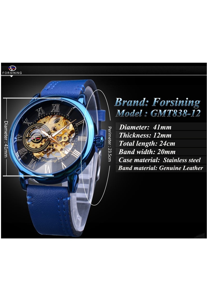 فورسينينج ساعة FORSINING الميكانيكية اليدوية للرجال A099 - Image 4