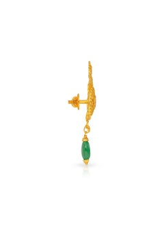 Malabar Gold and Diamonds 22 Carat 916 Purity Precia Gemstone Earrings PGNREG219ER5Y  - Image 2
