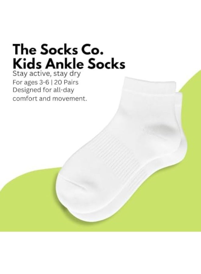 Kids Ankle Socks Multipack | Soft Cotton Blend | Stretch Fit | Breathable & Comfortable | Daily Wear Socks for Toddlers & Kids - Image 3