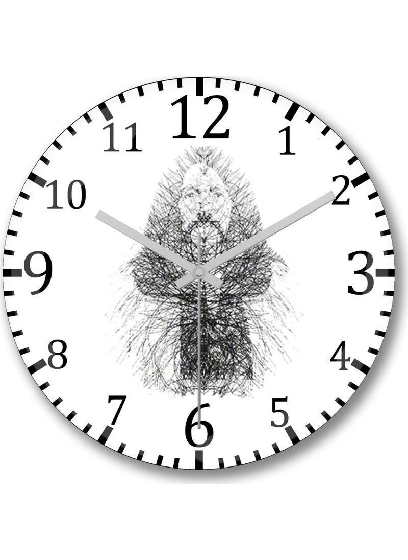 Baskı Dükkanı - Print Shop Barış Manço Wall Clock Domed Real Glass - Image 1