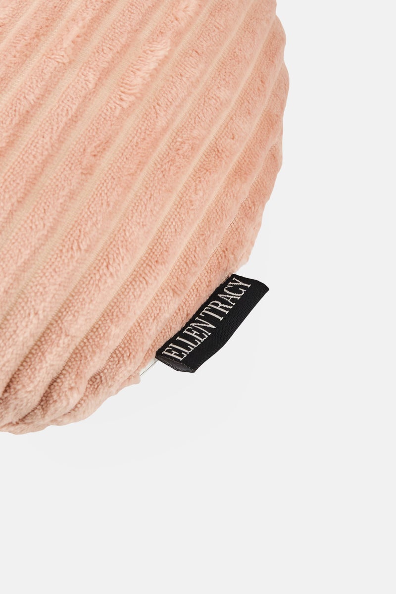 ELLEN TRACY Embossed Therapeutic Travel Pillow, Pink - Image 3