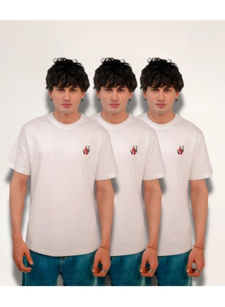 Pack of 3 – Men’s White Graphic Crew Neck T-Shirts – Dubai Street Style - pzsku/Z1271B174CEF752D430E9Z/45/1742489473/acd65820-995a-4345-a975-2208386d3365