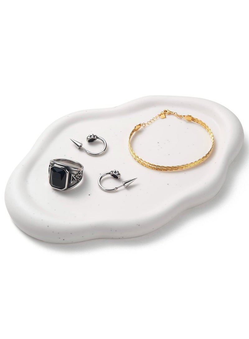 Jewelry Dish Tray, Ring Dish, Ceramic Trinket Tray, Small Key Tray, Mother's Day, Thanksgiving, the Perfect Gift for Your Loved Ones  - Image 1