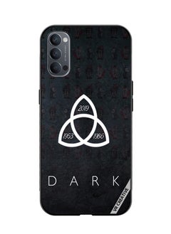 VR CREATIVE Protective Case Cover For Oppo Reno4 Pro 5G Dark Design Multicolour  - Image 1