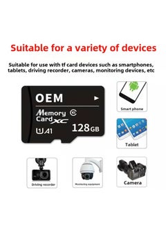 Generic Direct Memory Card 2TB 1TB High-speed Storage Card 128g Mobile Phone Digital Tf Card 512g-Color:double Card Paper Card Sleeve-Capacity:128G Solid Belt U3  - Image 4
