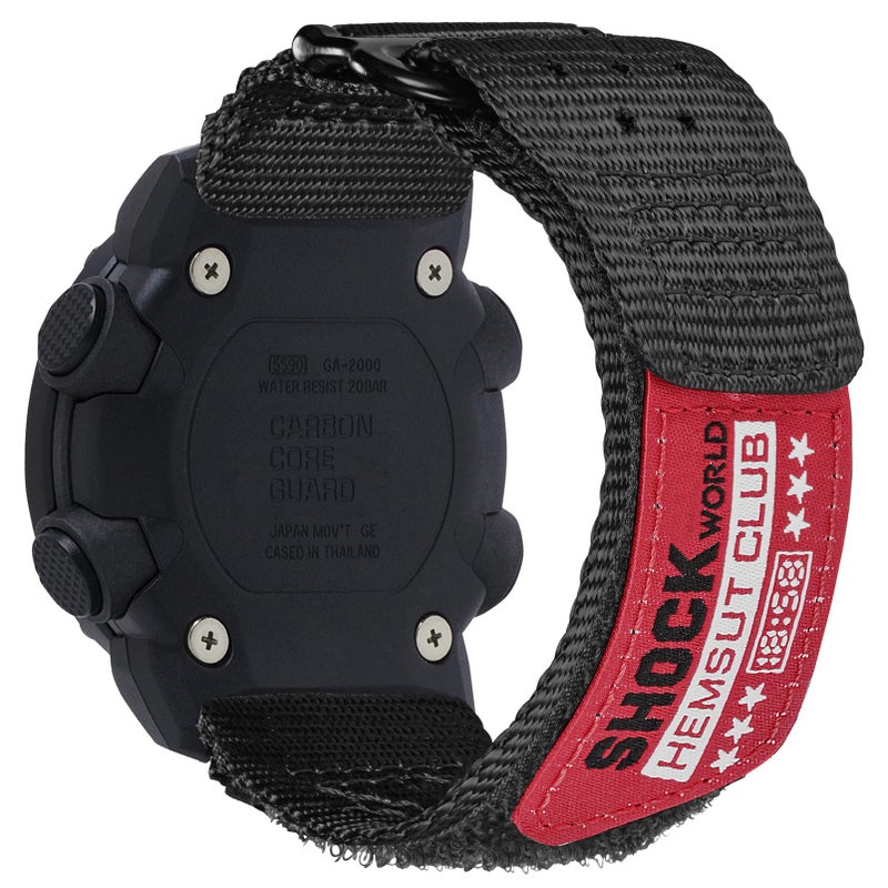 DAVILANE 24mm Watch Band Strap for Casio GA2000 PRG600650 PRW6600 Super Rugged Nylon Sports Strap - Image 2