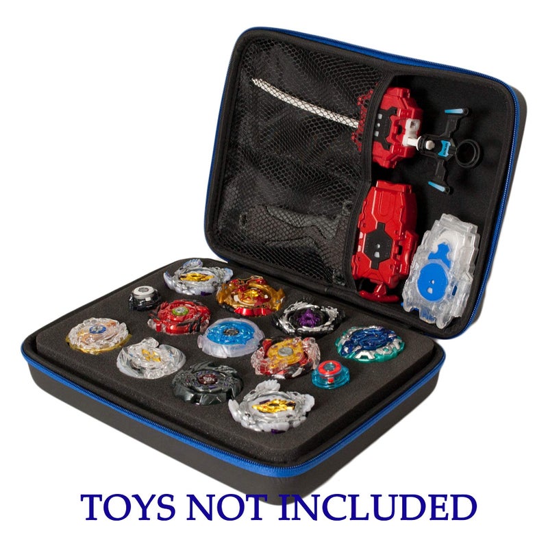MONGPIENS Bey Battling Tops Soft Carrying Case Waterproof Storage Box Organizer for Burst Blade Spinning Top and Launcher (Large) - Image 4