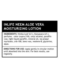 Inlife Neem Aloe Vera Moisturizing Lotion (Pack Of 2)  - Image 3