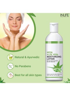 Inlife Neem Aloe Vera Moisturizing Lotion (Pack Of 2)  - Image 5