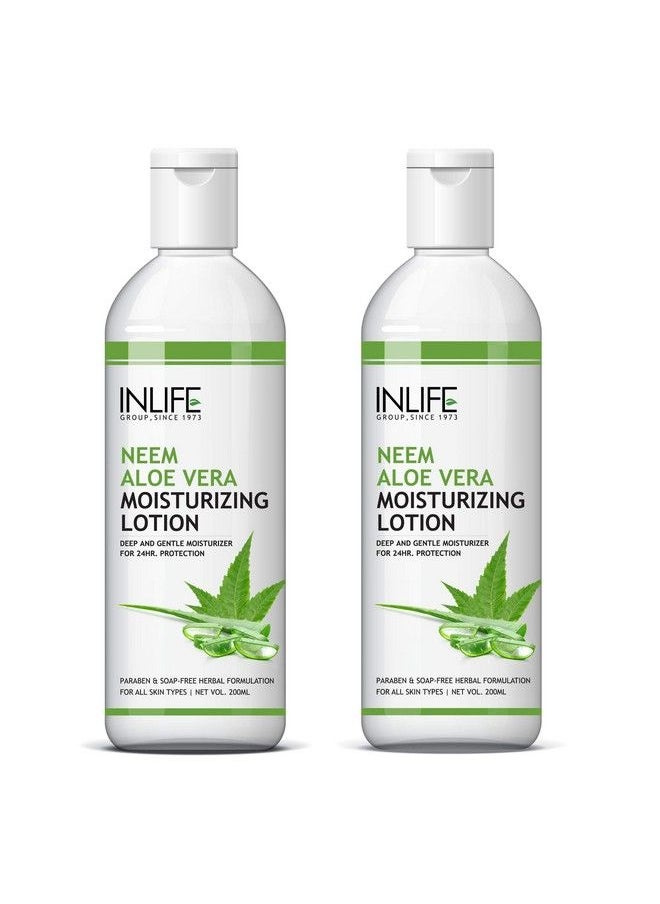 Inlife - Neem Aloe Vera Moisturizing Lotion (Pack Of 2) - Image 1