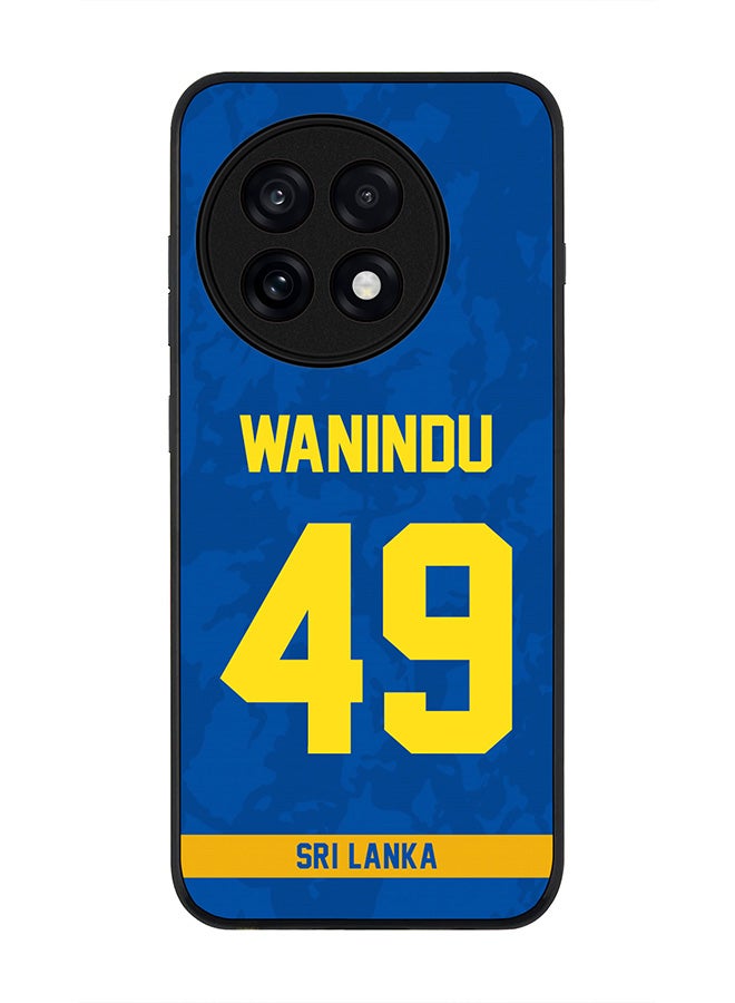 Stylizedd For OnePlus 13R / Ace 5 Pro Case,Slim fit Camera Protection, Shockproof Thin Phone cover  - Sri lanka Wanindu Hasaranga, Jersey No 49