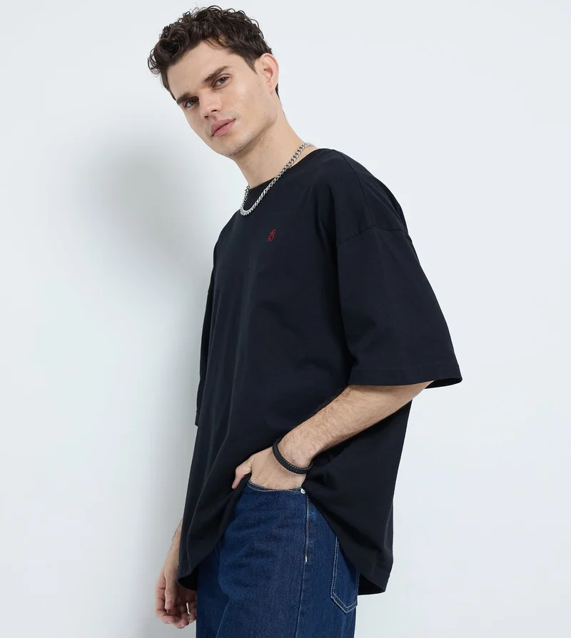 F5  Men Oversized Arabic Printed T-Shirt for Men | Best Price UAE