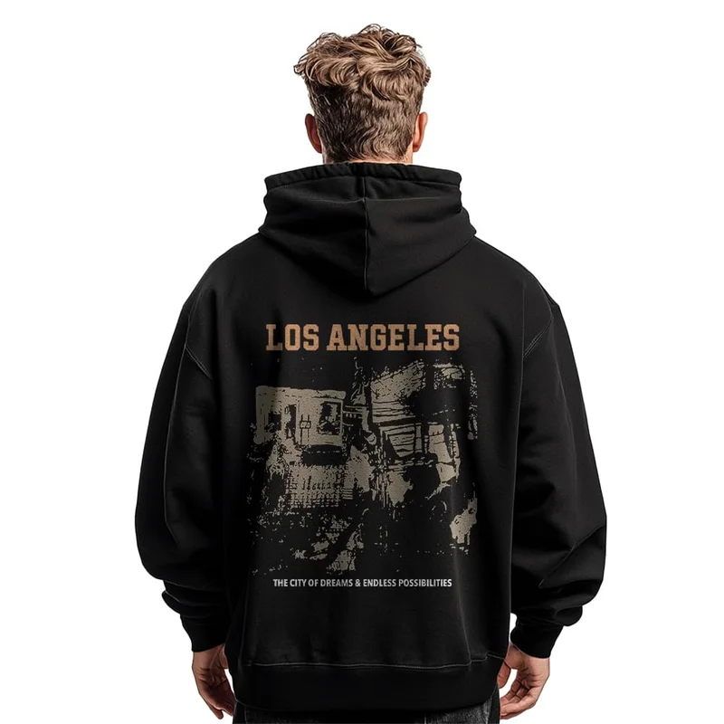 NOBERO Los Angeles Graphic Hoodie for Men