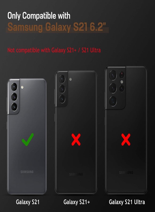 LOHASIC جراب LOHASIC لهاتف Galaxy S21 5G، مصنوع من الجلد الفاخر عالي الجودة، مع غطاء واقٍ كامل للجسم مقاوم للصدمات، ومقبض مانع للانزلاق، مناسب للرجال والنساء، متوافق مع هاتف Samsung Galaxy S21 مقاس 6.2 بوصة (2021) - بني - Image 2