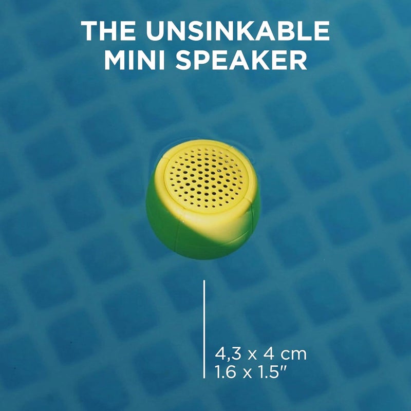 LEXON Mino X Floating Bluetooth Speaker, IPX7 Water Resistant, Rechargeable & Pairable - Orange - Image 2