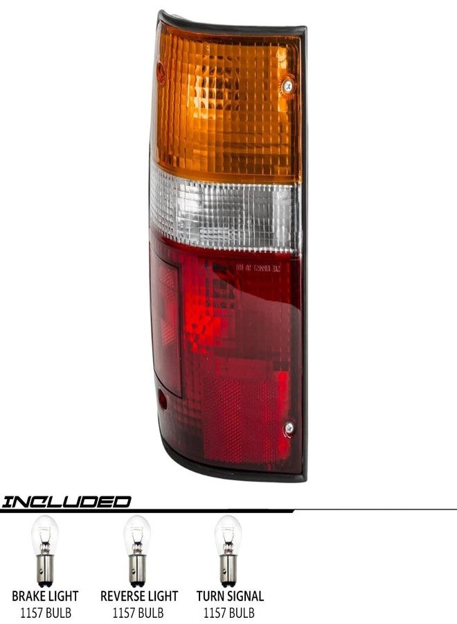 EPIC LIGHTING Halogen Replacement Spec Tail Lights Compatible with TOYOTA 89-95 PICKUP CLASSIC SR5 DLX [ TO2800105 TO2801105 8156089166 8155089166 ] Pair - Image 2