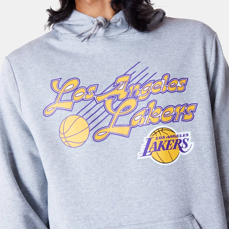 NEW ERA Men's NBA Los Angeles Lakers Script Hoodie