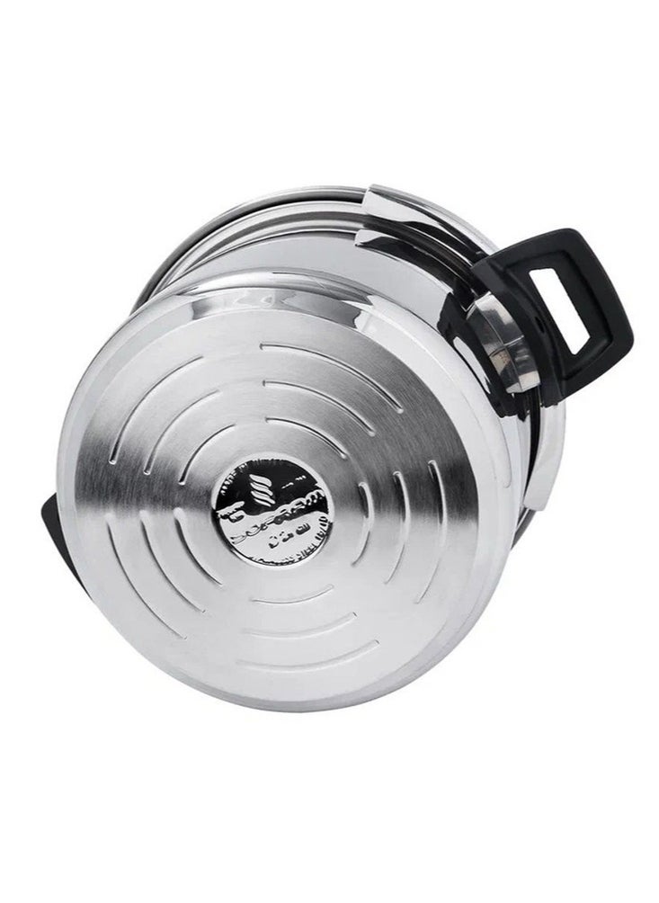 Sofram 6Liters Sofram 18/10 Stainless Steel Pressure Cooker 6L SILVER \ RED  - Image 3