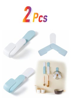Y&D Wall Mount Pot Lid Stand, 2Pcs Rotatable for All Size Pan Lids Holder Rack  - Image 1