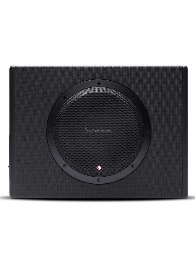 Rockford Fosgate Rockford Fosgate Punch P300-10 Single 10" 300-Watt Amplified Subwoofer & Enclosure - Black  - Image 2