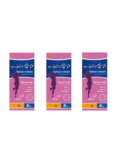 3 Packages women's panties used during the monthly period, postpartum period, sports times, for one-time use, 24 pieces - size XL