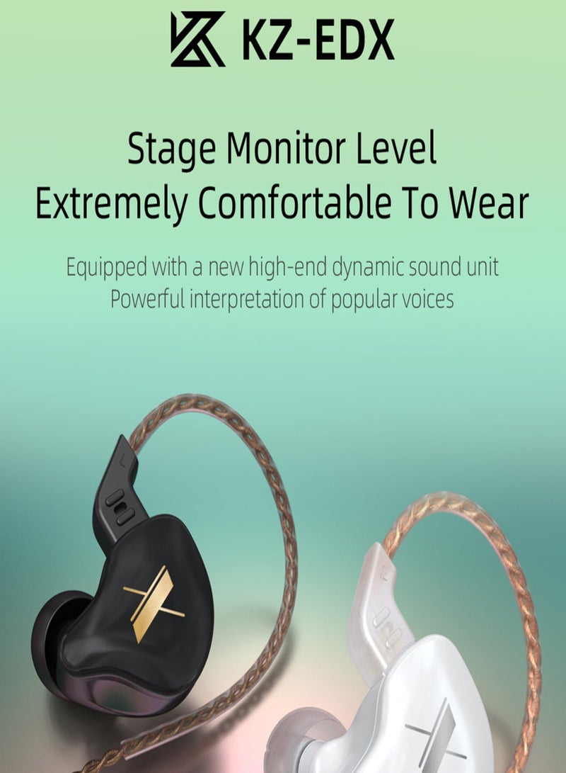 KZ ZST 1BA+1DD Hybrid Drivers HIFI Music Earphone, 3.5mm Wired In-Ear Headphones for Sports & Gaming with Detachable  Cable - Image 4