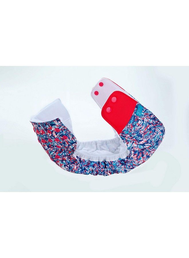 Bumberry Baby Pocket Diaper 2.0 Waterproof Reusable Adjustable Cloth Diaper With Leg Gusset Wet Free Lining & 2 Extra Long Wet Free Inserts(6 36 Months Splatter) - Image 5